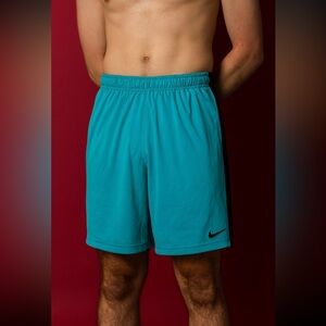 Nike Men's Teal/Black Performance Shorts